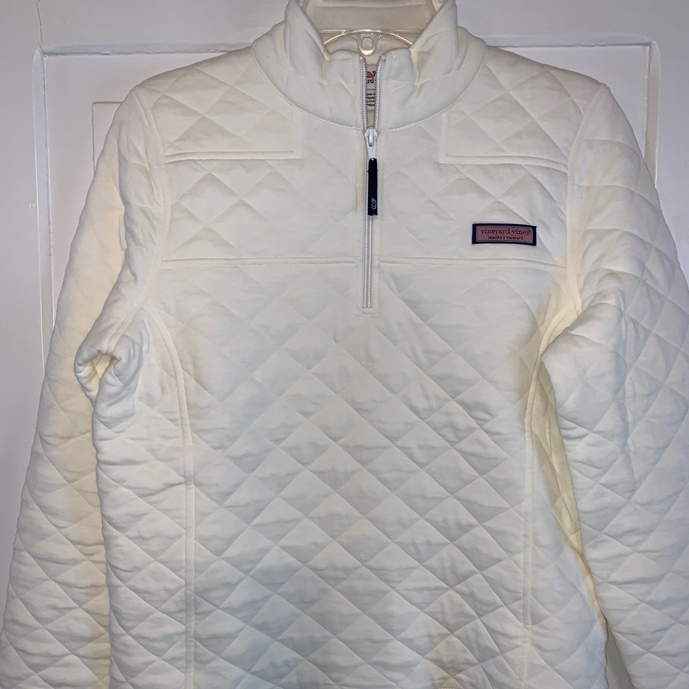 Vineyard Vines Allover Quilted Shep Shirt 1/4 Zip - Picture 3 of 16